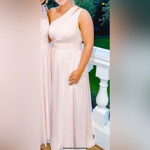 AZAZIE MOLLY LIGHT PINK BRIDESMAIDS DRESS